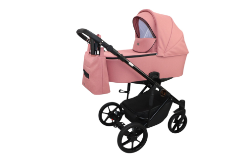 Cărucior 4 în 1 Sojan Stilo Standard Roz Coral [2]