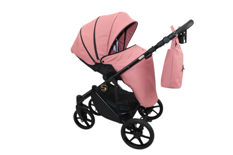 Cărucior 4 în 1 Sojan Stilo Standard Roz Coral [7]