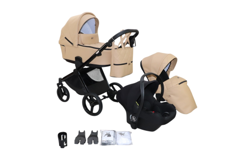 Cărucior 4 în 1 Sojan Vinci Standard Bej Camel [6]