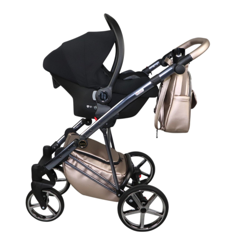 Cărucior 4 în 1 Sojan Zoya Exclusive Bronz cu Cadru Negru [5]