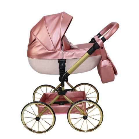 Cărucior pentru Păpuși Sojan Princessa Roz Rose Gold