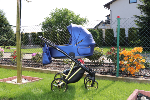 Cărucior 4 în 1 Sojan Cavax Extra Gri Perlat cu Cadru Negru [6]