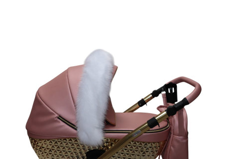 Accesorii pentru cărucior - Vulpiță Decorativă pentru Copertina Căruciorului – Alb