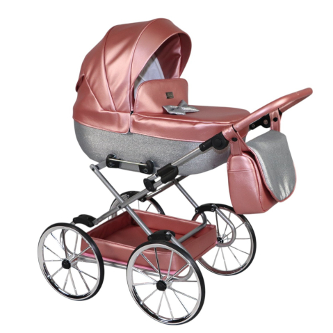 Cărucior păpuși Sojan Retro Roz Rose Gold