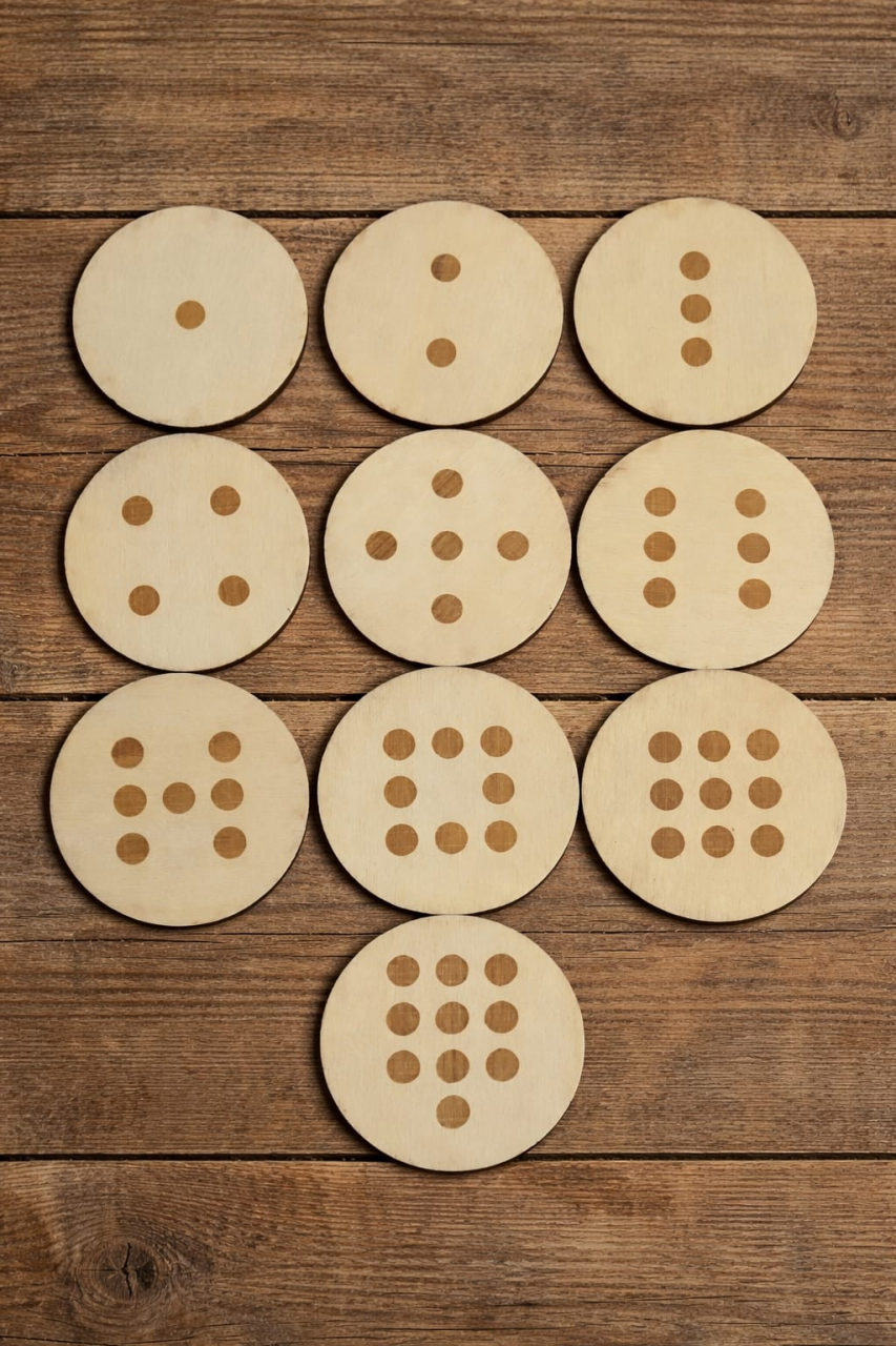 Set cifre din lemn [2]