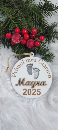 Decorațiuni Crăciun - Glob  ,,Primul meu Crăciun"