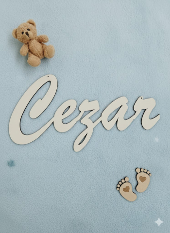 Produse copii - Nume personalizat din lemn