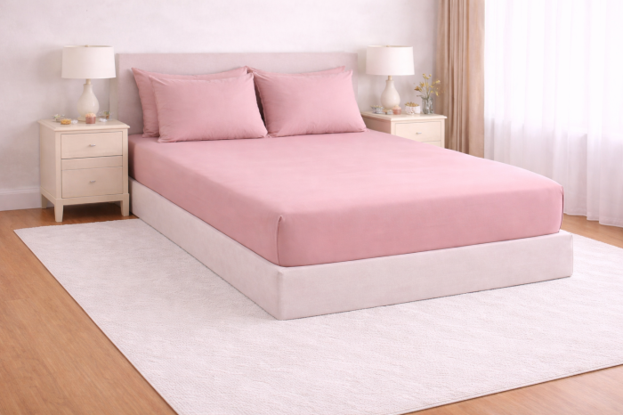 Lenjerie de pat microfibră satinată – set complet elegant alb [4]