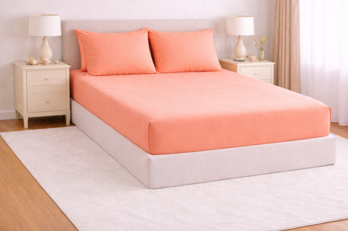 Lenjerie de pat microfibră satinată – set complet elegant alb [2]