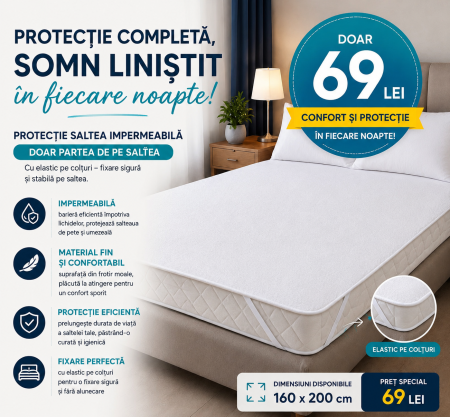Perne - set complet pat cu pilota perne lenjerie si cuvertura eleganta