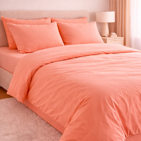 Set Lenjerie de Pat din Microfibră Satinată – Fină, Elegantă și Ușor de Întreținut [1]
