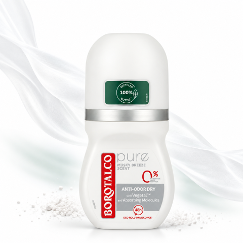 Îngrijire personală - Deodorant antiperspirant roll-on Borotalco Pure Clean, protecție 48H, 50 ml