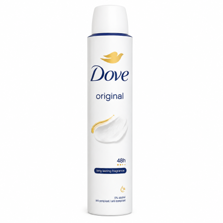 Deodorante - Dove Deodorant Spray Original, protecție 48h, 200 ml