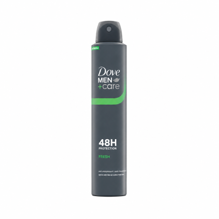 Deodorante - Dove Men+Care Extra Fresh Deodorant Antiperspirant Spray pentru Bărbați, 200 ml