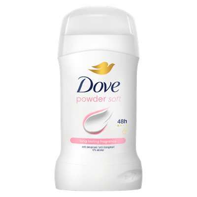Îngrijire personală - Antiperspirant stick Dove Powder Soft, protecție 48H, cu ¼ cremă hidratantă, 50 ml