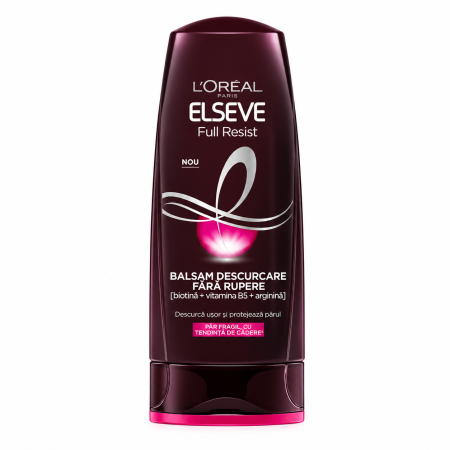 Balsamuri de păr - Balsam L'Oréal Paris Elseve Full Resist Arginine Resist X3, pentru păr fragil cu tendință de cădere, 200 ml