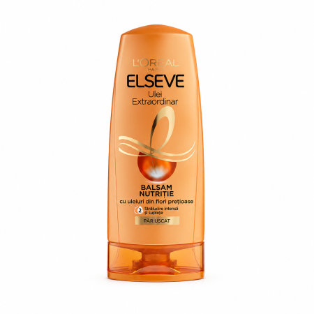 Balsamuri de păr - Balsam L'Oréal Paris Elseve Ulei Extraordinar, nutritiv, pentru păr uscat, 200 ml