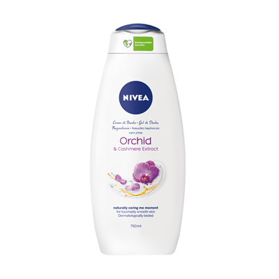 Geluri de duș - Gel de duș cremă NIVEA Creme Soft Orchid & Cashmere, 750 ml
