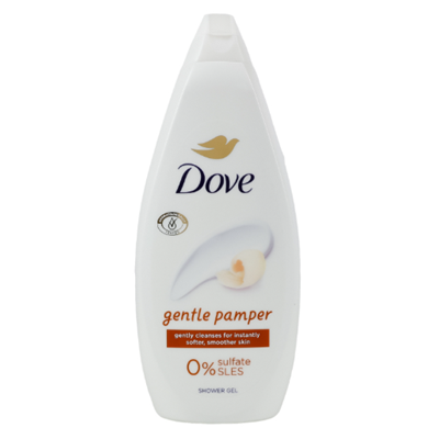 Geluri de duș - Gel de duș Dove Gentle Pamper, 720 ml