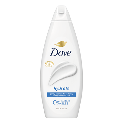 Geluri de duș - Gel de duș Dove Hydrate pentru piele fină și hidratată, 720 ml
