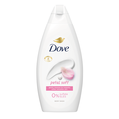 Geluri de duș - Gel de duș Dove Petal Soft Floral, 450 ml