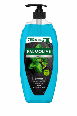 Geluri de duș - Gel de Duș Palmolive Men Sport 3 în 1, 750 ml
