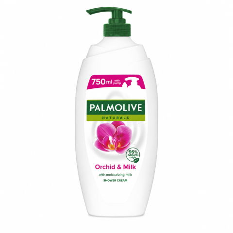 Geluri de duș - Gel de Duș Palmolive Naturals Orchid & Milk, Orhidee și Lapte, 750 ml