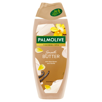 Geluri de duș - Gel de Duș Palmolive Thermal Spa Smooth Butter, Shea & Vanilie, 500 ml