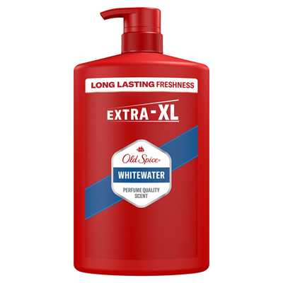 Geluri de duș - Gel de duș și șampon 3 în 1 Old Spice WhiteWater, 1 L