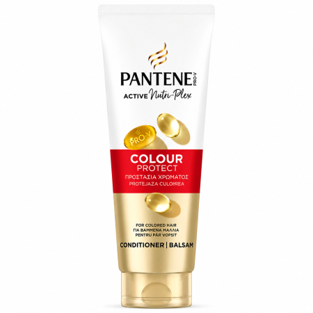 Balsamuri de păr - Balsam Pantene Pro-V Colour Protect, pentru păr vopsit și protecția culorii, 275 ml