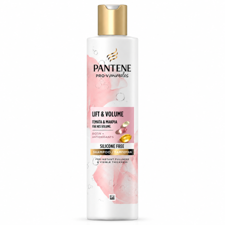 Șampon - Șampon Pantene Pro-V Miracles Lift'N'Volume, cu Biotină, fără Silicon, 250 ml