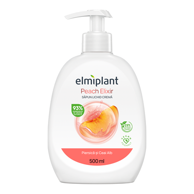 Îngrijire personală - elmiplant Săpun Lichid Piersică și Ceai Alb 500 ml