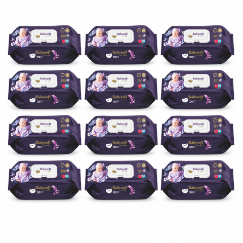 Casă și consumabile - Set 12 pachete servetele umede BabySoft 120 buc