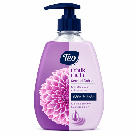Îngrijire personală - TEO Săpun Lichid Milk Sensual Dehlia 400 ml