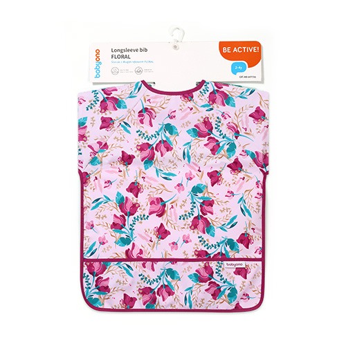 Barbita cu maneca lunga cu model floral Babyono 1477/01 [1]