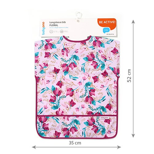 Barbita cu maneca lunga cu model floral Babyono 1477/01 [8]