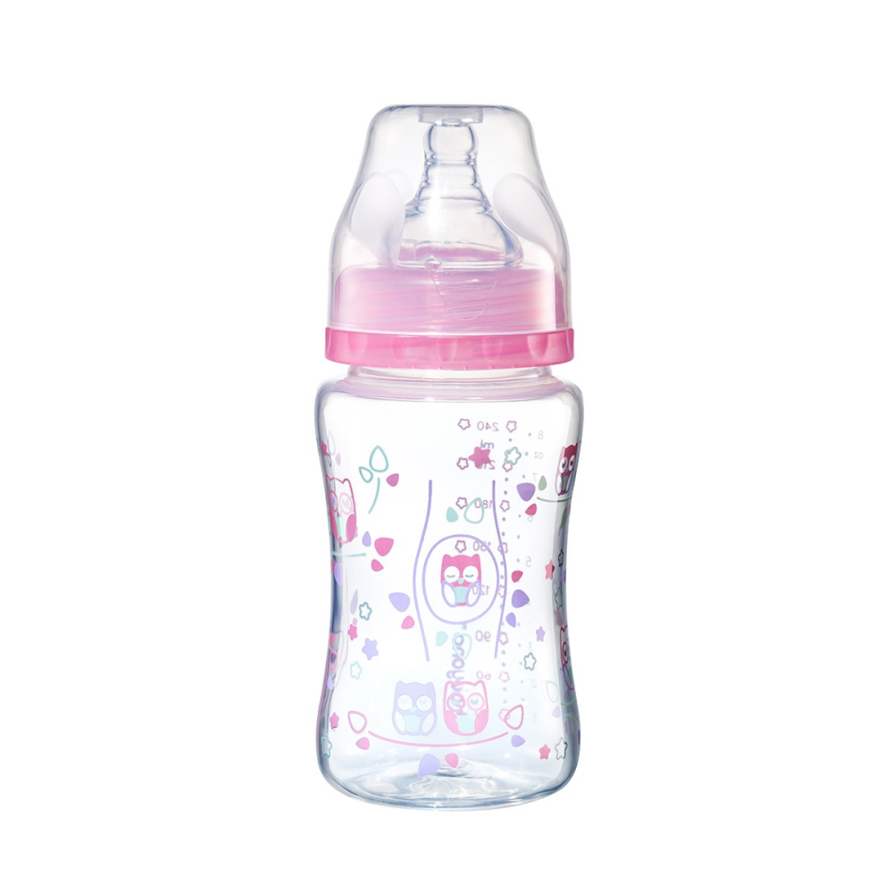 Biberon anticolici diverse culori cu gat larg 240 ml, Babyono, 403 [3]