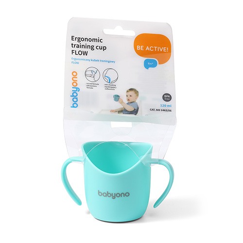 Cana antrenament ergonomica Babyono turcoaz 1463/06 [5]