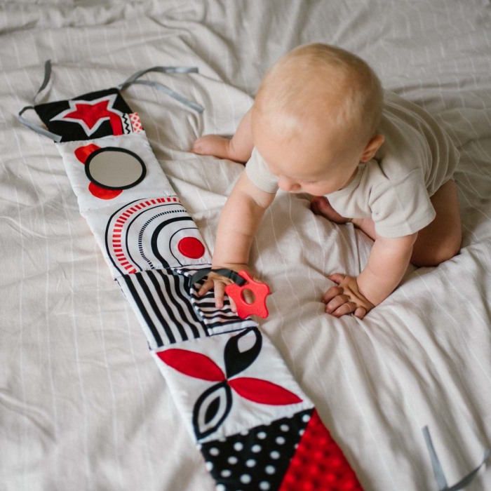 Carte educativa senzoriala cu doua fete Babyono, "Sub mare",  1563 [11]