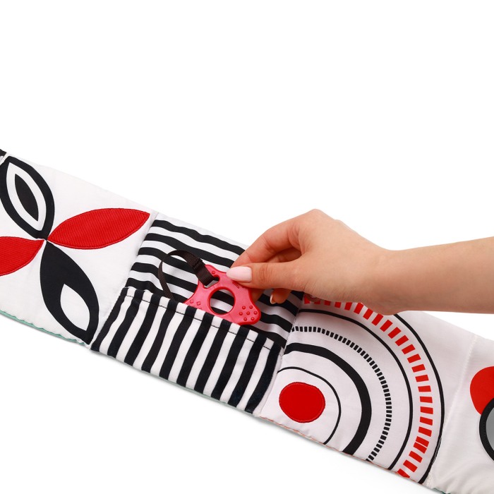 Carte educativa senzoriala cu doua fete Babyono, "Sub mare",  1563 [3]