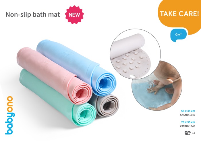 Covoras antiderapant 55 x 35 cm pentru cadita Babyono albastru 1345/05 [8]