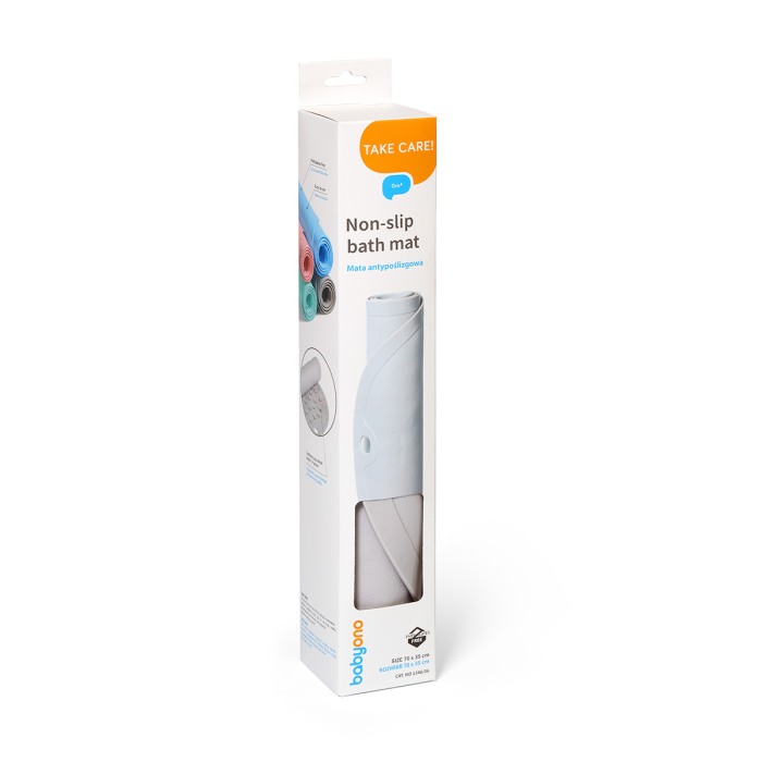 Covoras antiderapant 70 x 35 cm pentru cadita Babyono gri 1346/06 [5]