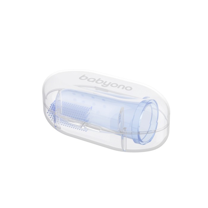 Degetar din silicon pentru dinti albastru, Babyono, 723/02 [3]