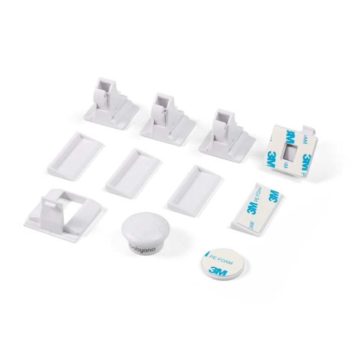 Dispozitive de siguranță pentru bebeluși. Încuietoare magnetică pentru mobilă, 4 buc. Babyono 1577 [2]