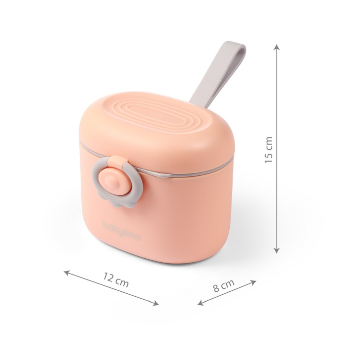 Dozator portabil pentru lapte praf si hrana Babyono roz 1544 [8]