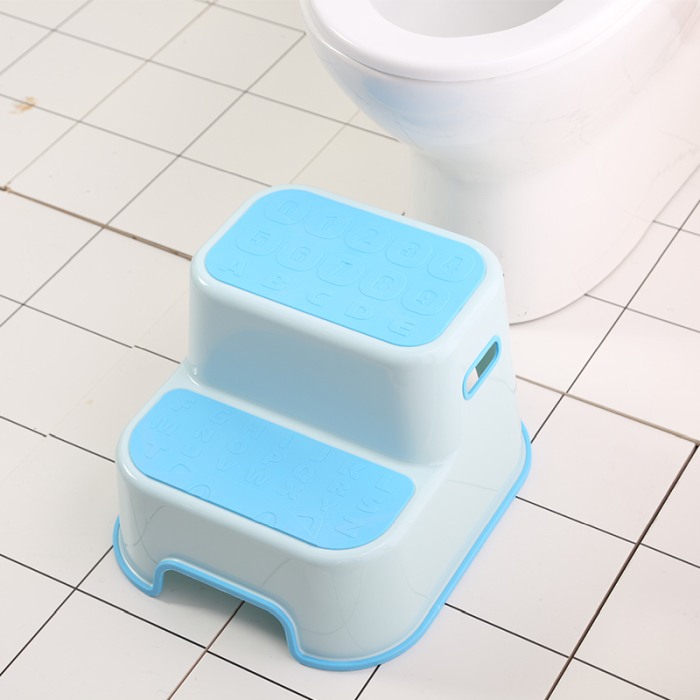Inaltator copii Toaleta Anti-Derapant cu 2 Trepte, Beberoyal, Blue, CD-006-001 [4]