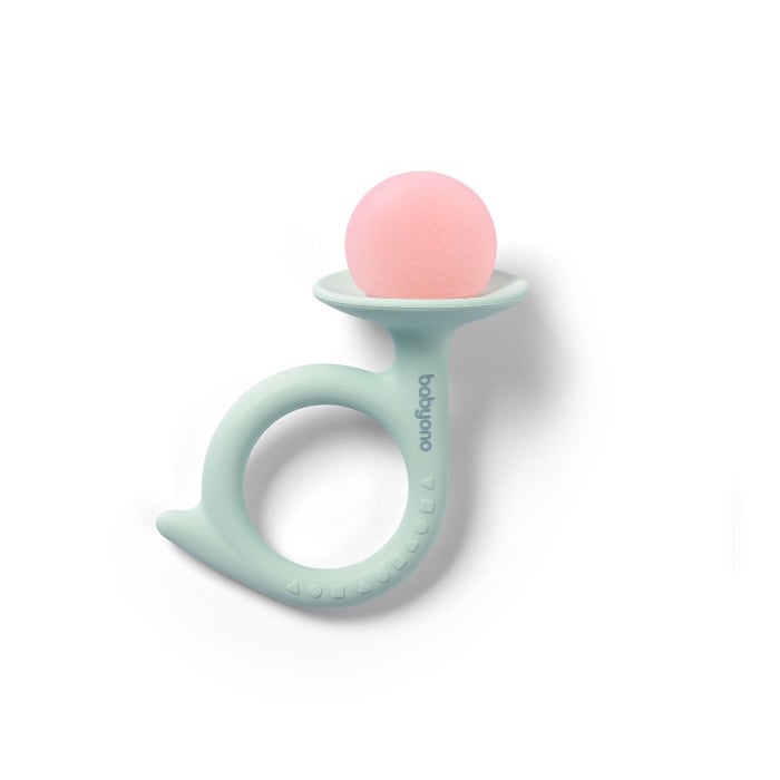 Inel gingival melc Babyono, verde/roz, 1597/01 [1]