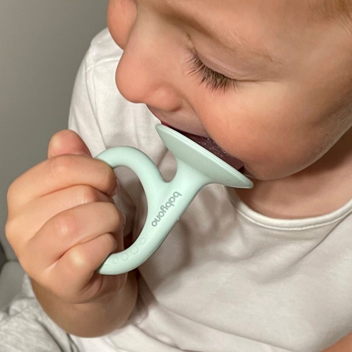 Inel gingival melc Babyono, verde/roz, 1597/01 [5]