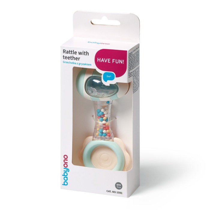 Jucarie sunatoare cu inel gingival Babyono 1591 [3]