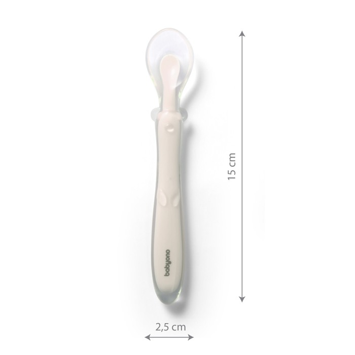 Lingurita flexibila din silicon Babyono crem 785/04 [6]